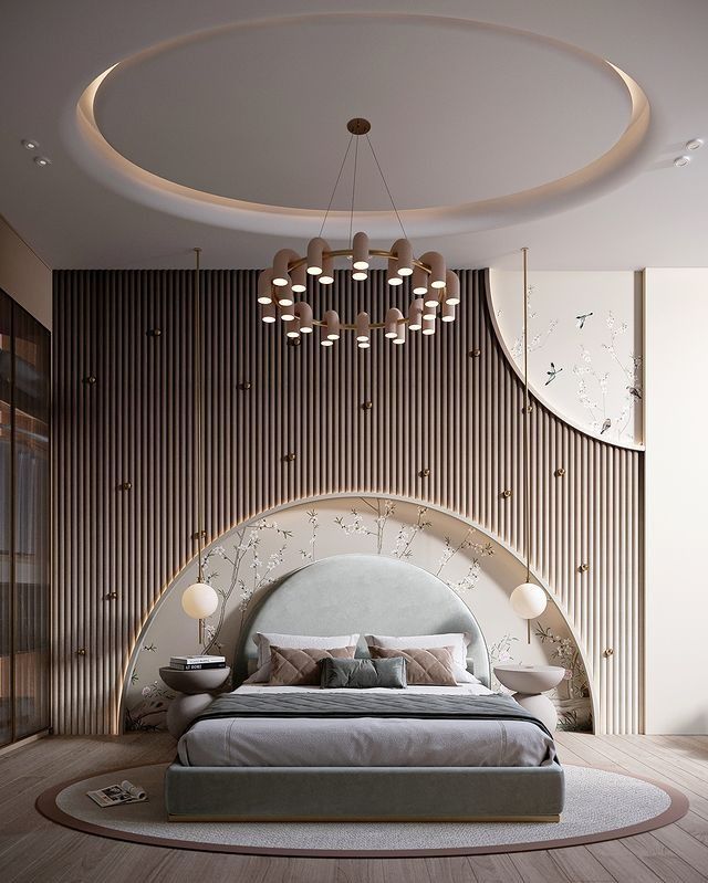 Modern 2BHK interior with yellow chairs and wooden elements