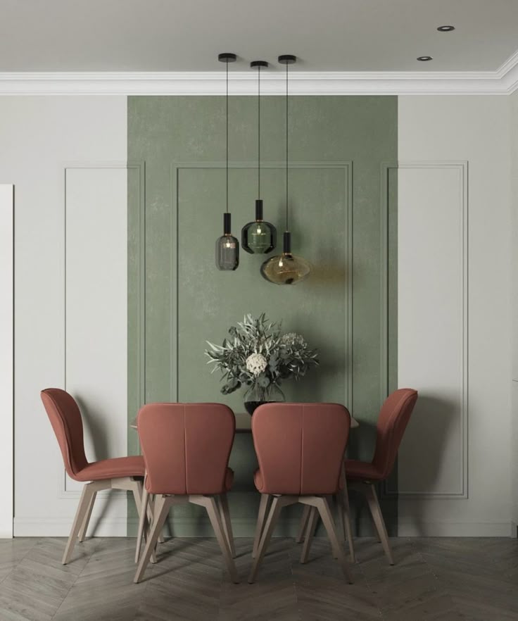 Modern 2BHK interior with yellow chairs and wooden elements